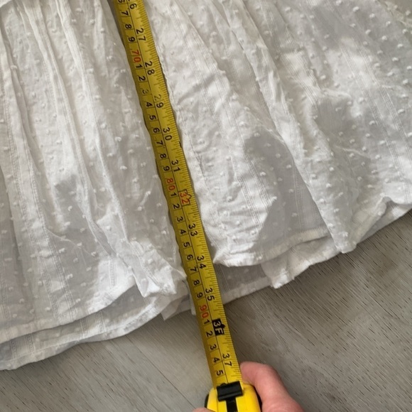 Talulah white eyelet tiered ruffle dress Swiss dots sz S party summer Olivaceous - Picture 13 of 16